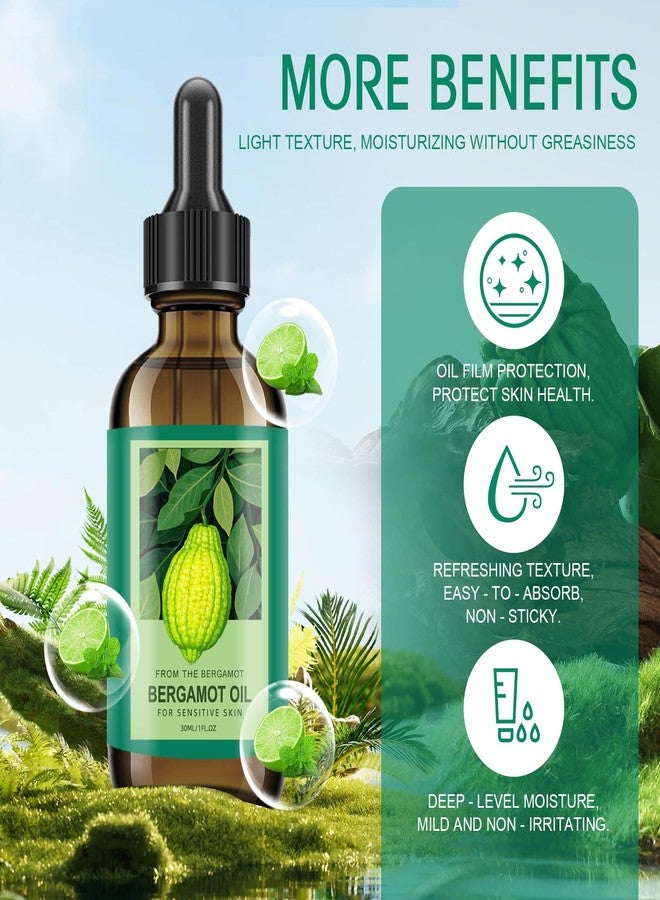 زيت البرغموت العطري - زيت برغموت طبيعي 100% للشعر والبشرة والموزع (1 أونصة سائلة) - Image 3